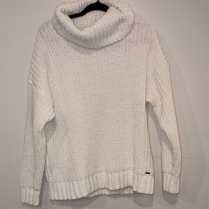 Hollister Classic White Cowl Neck Sweater